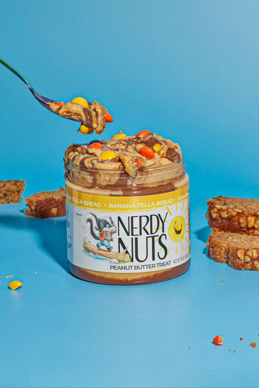 Banana Tella Bread Peanut Butter Treat