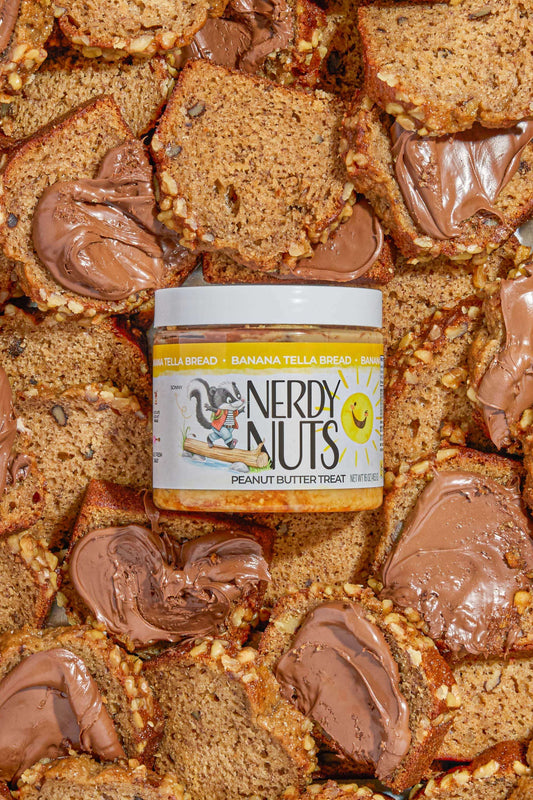 Banana Tella Bread Peanut Butter Treat