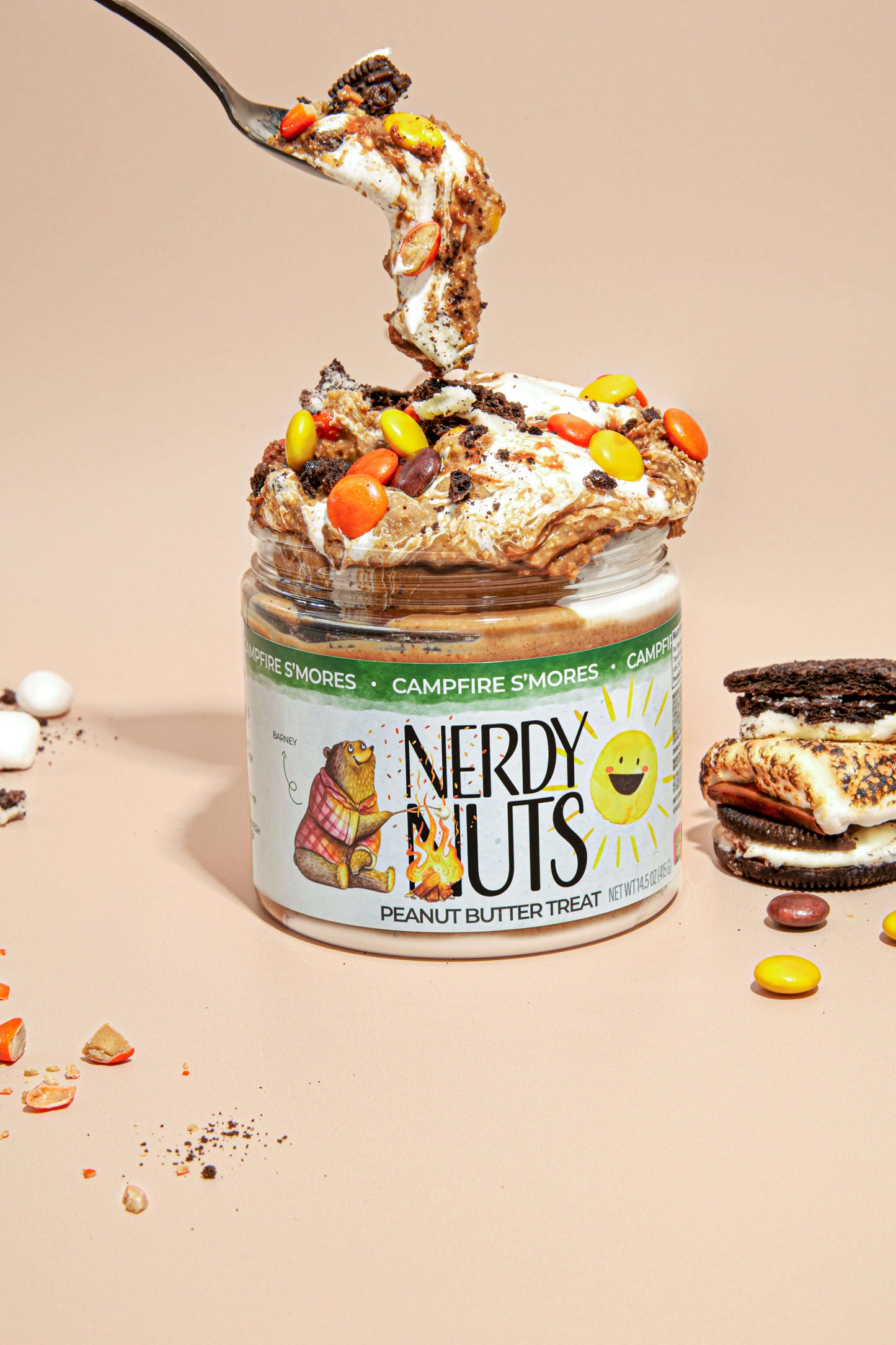 Campfire S'mores Peanut Butter Treat