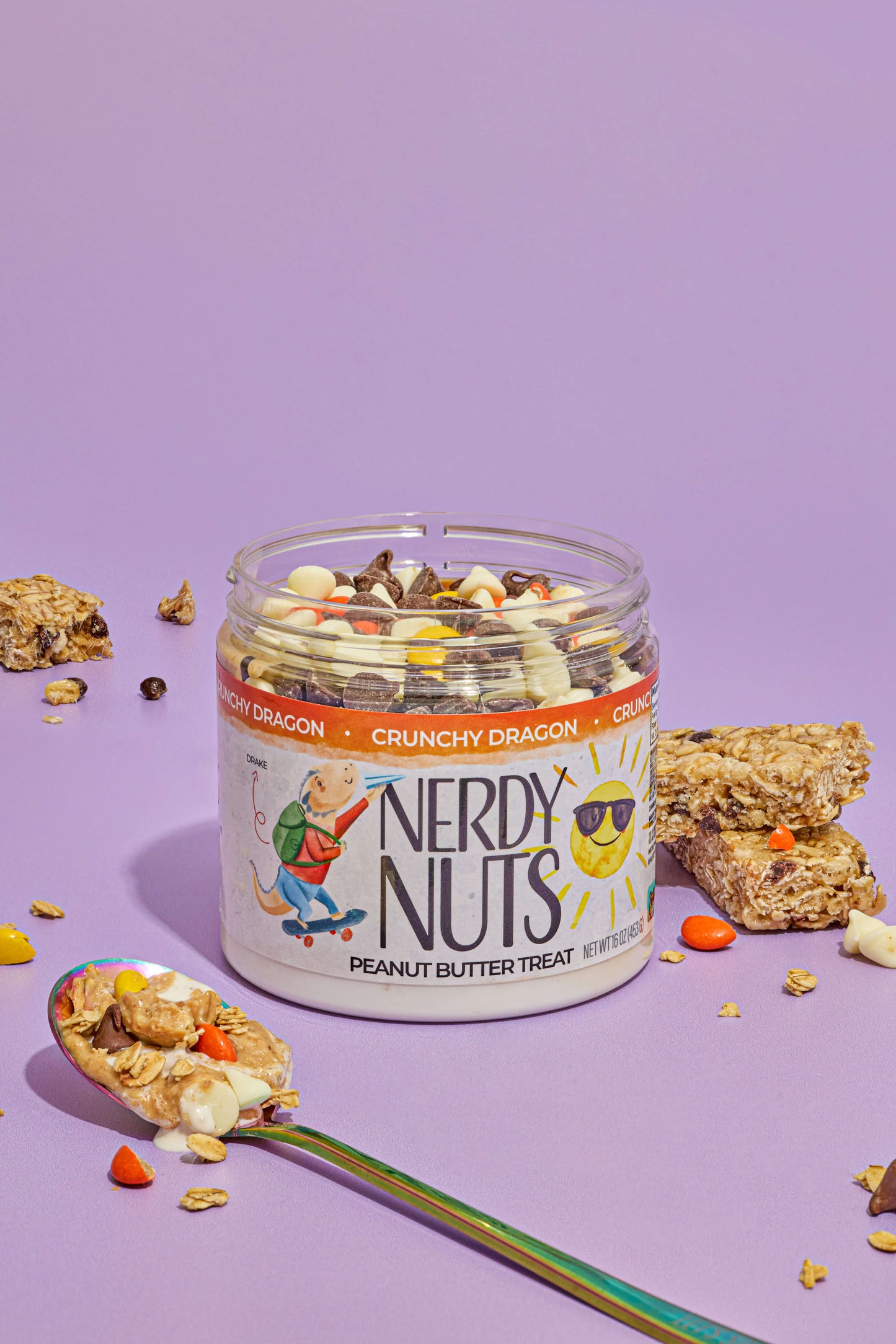 Crunchy Dragon (Granola Bar) Peanut Butter Treat