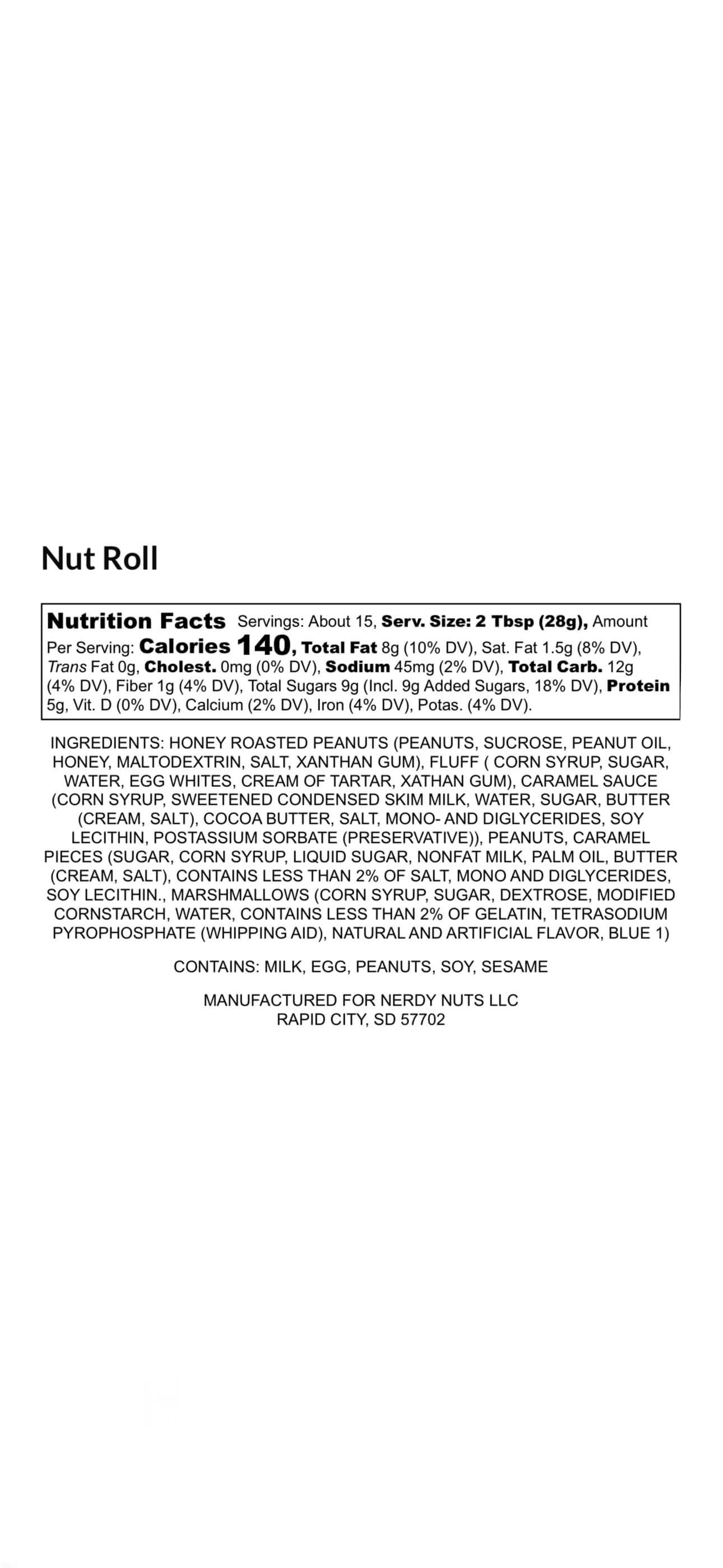 Salted Nut Roll Peanut Butter Treat