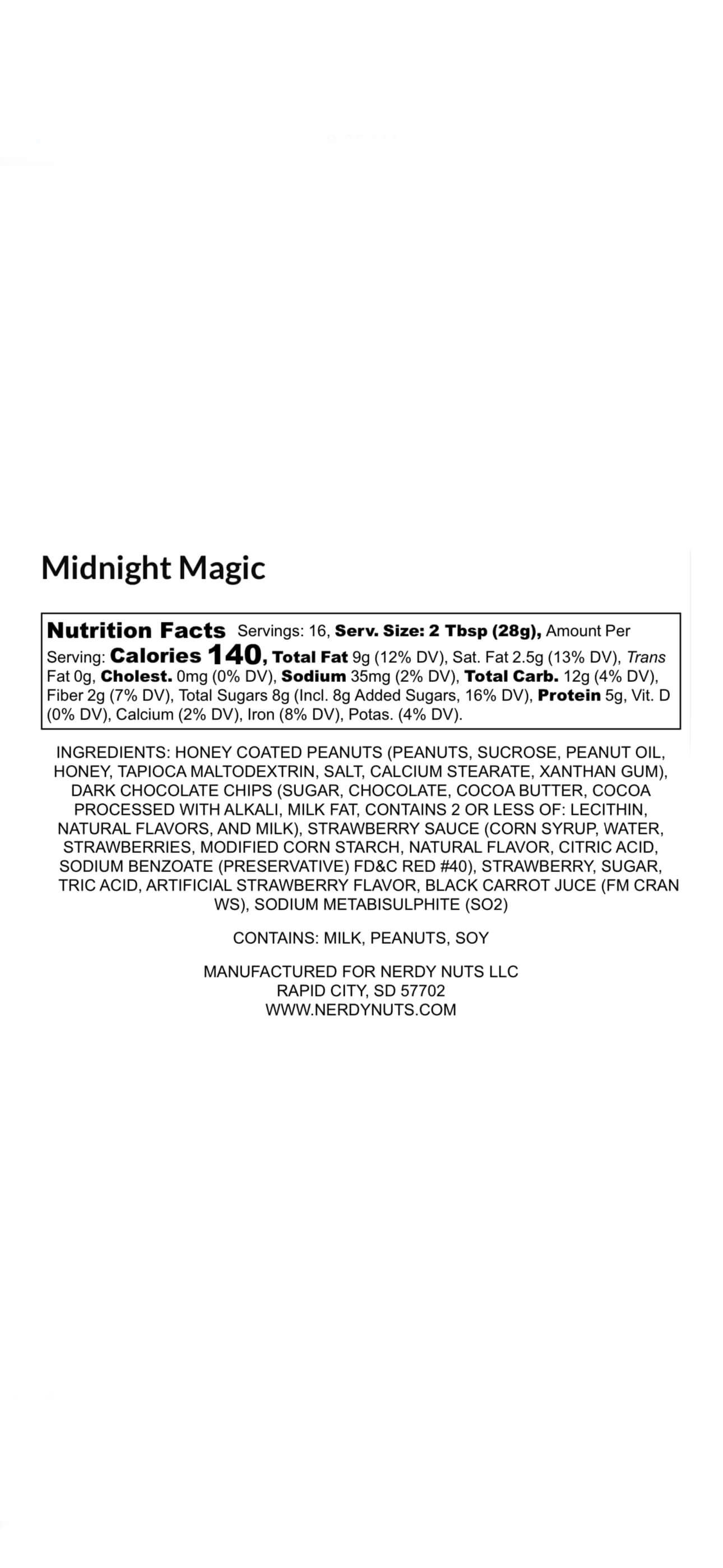 Midnight Magic (Choc. Covered Strawberry) Peanut Butter
