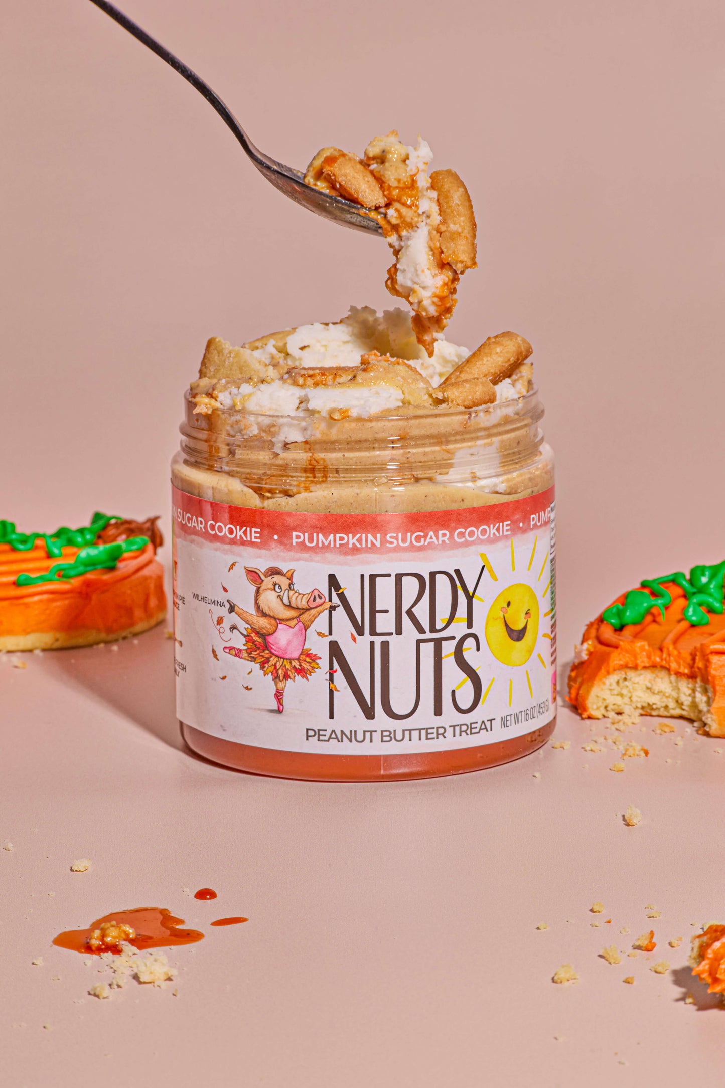 Pumpkin Sugar Cookie Peanut Butter Treat