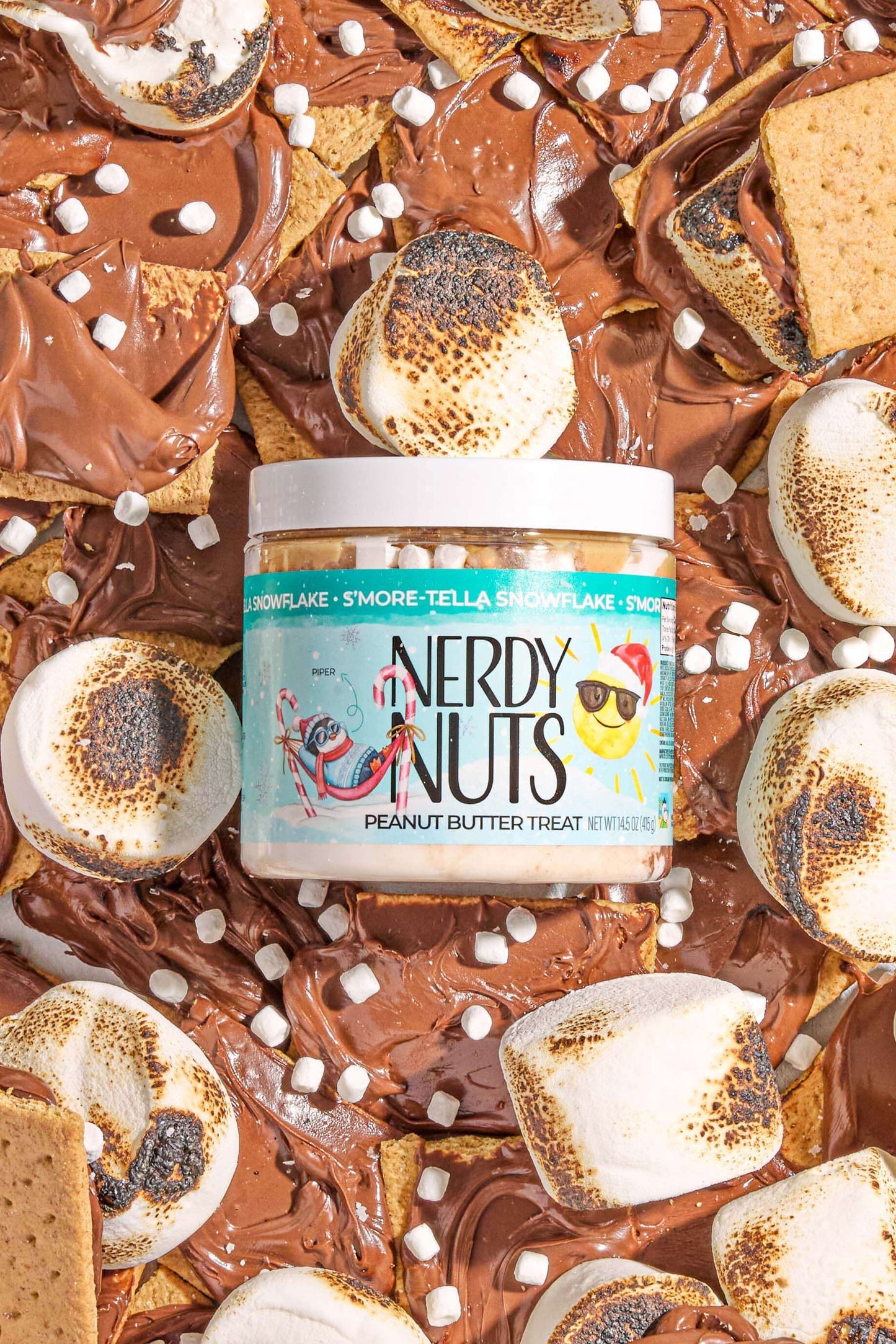 S'more-tella Snowflake Peanut Butter Treat