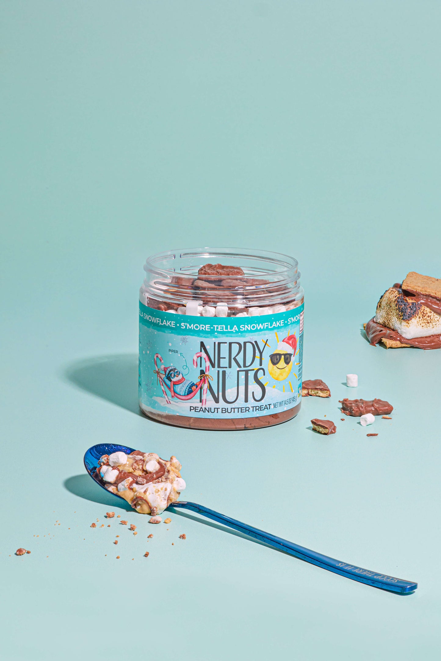 S'more-tella Snowflake Peanut Butter Treat