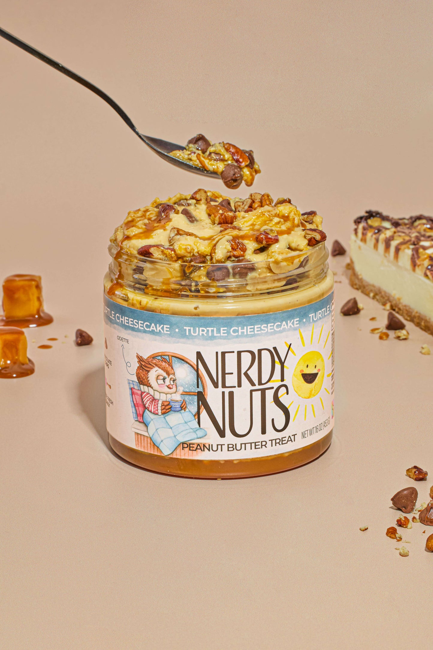 Turtle Cheesecake Peanut Butter